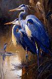 Great Blue Heron in Flight-Vivienne Dupont-Art Print