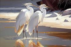 White Egret-Vivienne Dupont-Art Print