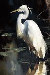 Two Egrets on the beach-Vivienne Dupont-Art Print