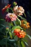 Gardenia Flower Field-Vivienne Dupont-Framed Art Print