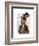 Vivienne Steampunk Fox-Fab Funky-Framed Art Print