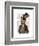 Vivienne Steampunk Fox-Fab Funky-Framed Art Print