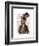 Vivienne Steampunk Fox-Fab Funky-Framed Art Print