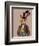 Vivienne Steampunk Fox-Fab Funky-Framed Art Print