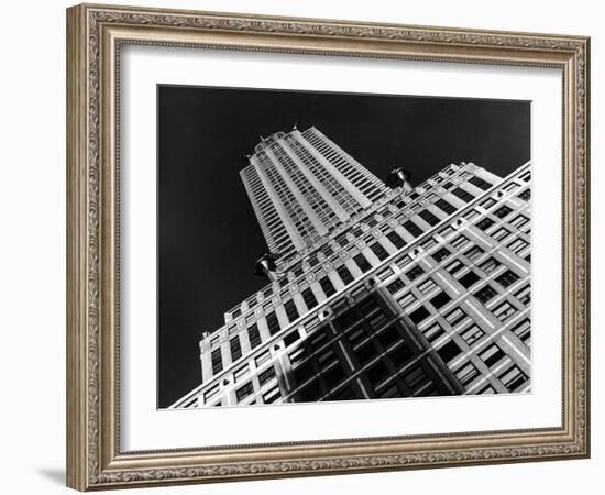 Viwe of the Chrysler Building Which Housed Time Offices from 1932-1938-Margaret Bourke-White-Framed Photographic Print