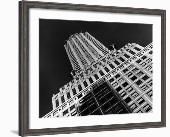 Viwe of the Chrysler Building Which Housed Time Offices from 1932-1938-Margaret Bourke-White-Framed Photographic Print