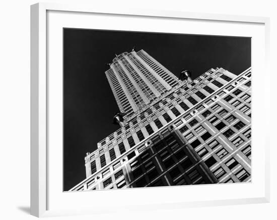 Viwe of the Chrysler Building Which Housed Time Offices from 1932-1938-Margaret Bourke-White-Framed Photographic Print