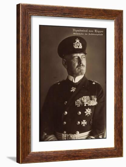 Vizeadmiral Franz Von Hipper, Erster Weltkrieg-null-Framed Giclee Print