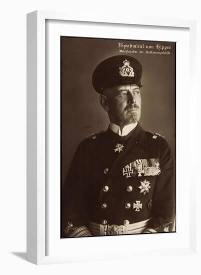 Vizeadmiral Franz Von Hipper, Erster Weltkrieg-null-Framed Giclee Print