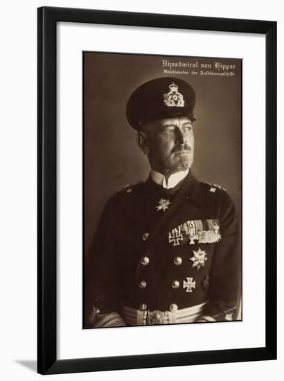 Vizeadmiral Franz Von Hipper, Erster Weltkrieg-null-Framed Giclee Print