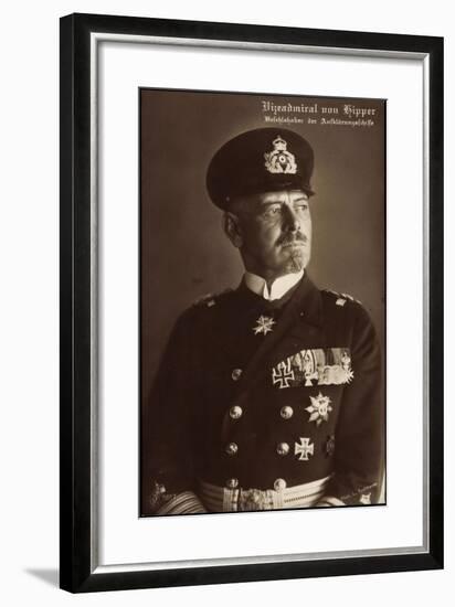 Vizeadmiral Franz Von Hipper, Erster Weltkrieg-null-Framed Giclee Print