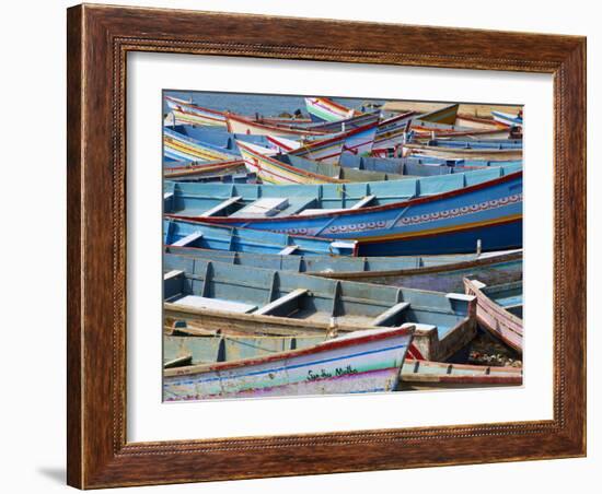 Vizhinjam, Fishing Harbour Near Kovalam, Kerala, India, Asia-Tuul-Framed Photographic Print