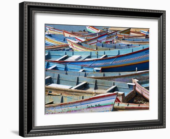 Vizhinjam, Fishing Harbour Near Kovalam, Kerala, India, Asia-Tuul-Framed Photographic Print