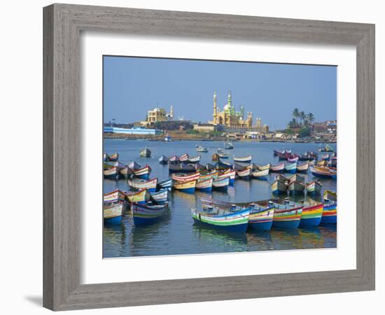 Vizhinjam, Fishing Harbour Near Kovalam, Kerala, India, Asia-Tuul-Framed Photographic Print