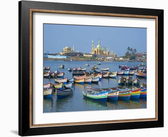 Vizhinjam, Fishing Harbour Near Kovalam, Kerala, India, Asia-Tuul-Framed Photographic Print
