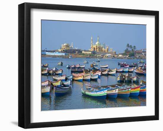 Vizhinjam, Fishing Harbour Near Kovalam, Kerala, India, Asia-Tuul-Framed Photographic Print