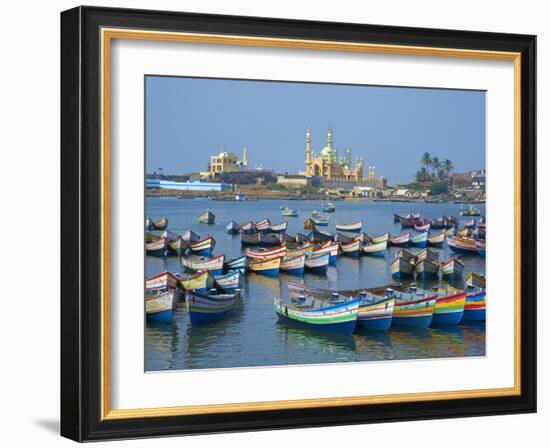 Vizhinjam, Fishing Harbour Near Kovalam, Kerala, India, Asia-Tuul-Framed Photographic Print