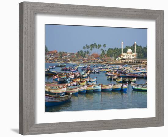 Vizhinjam, Fishing Harbour Near Kovalam, Kerala, India, Asia-Tuul-Framed Photographic Print