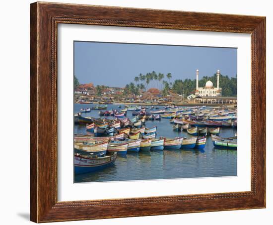 Vizhinjam, Fishing Harbour Near Kovalam, Kerala, India, Asia-Tuul-Framed Photographic Print
