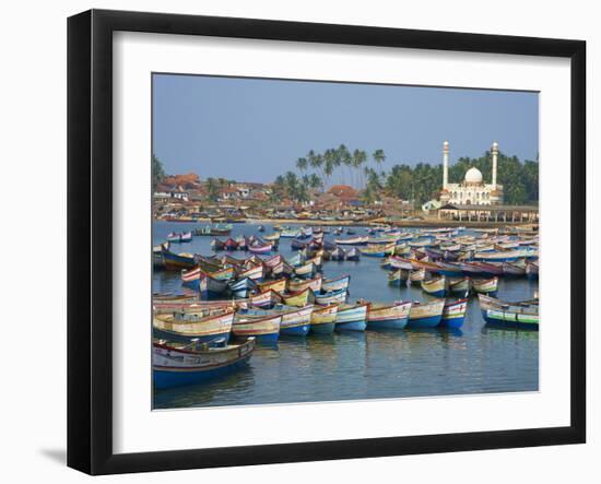 Vizhinjam, Fishing Harbour Near Kovalam, Kerala, India, Asia-Tuul-Framed Photographic Print