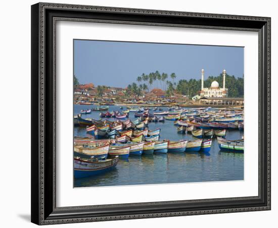 Vizhinjam, Fishing Harbour Near Kovalam, Kerala, India, Asia-Tuul-Framed Photographic Print