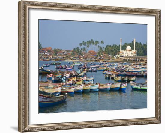 Vizhinjam, Fishing Harbour Near Kovalam, Kerala, India, Asia-Tuul-Framed Photographic Print