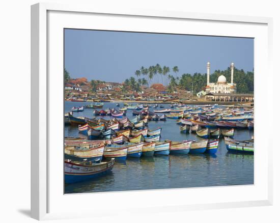 Vizhinjam, Fishing Harbour Near Kovalam, Kerala, India, Asia-Tuul-Framed Photographic Print