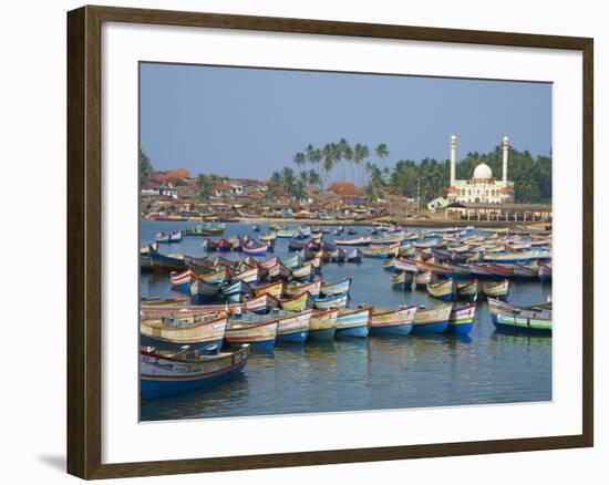 Vizhinjam, Fishing Harbour Near Kovalam, Kerala, India, Asia-Tuul-Framed Photographic Print