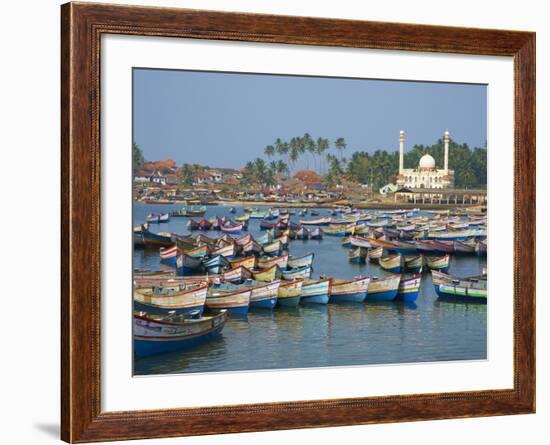 Vizhinjam, Fishing Harbour Near Kovalam, Kerala, India, Asia-Tuul-Framed Photographic Print