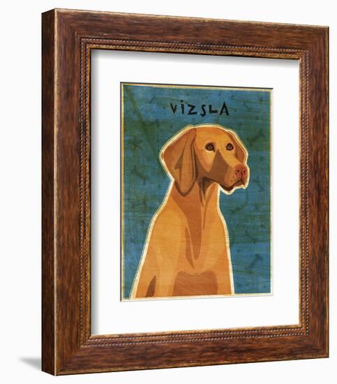 Vizsla-John W^ Golden-Framed Art Print