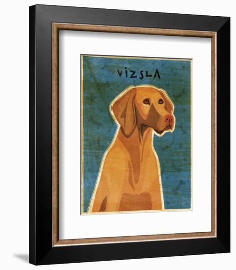 Vizsla-John W^ Golden-Framed Art Print