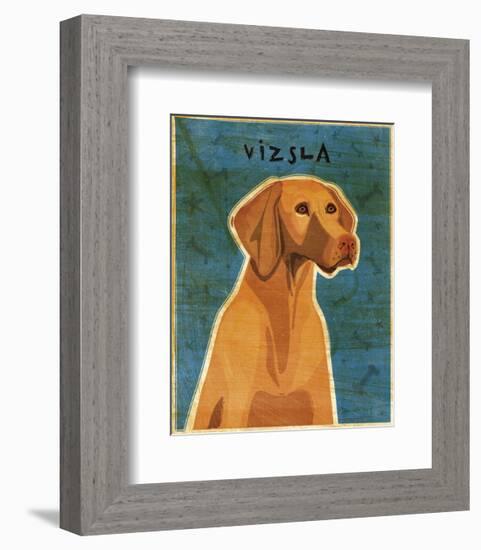 Vizsla-John W^ Golden-Framed Art Print