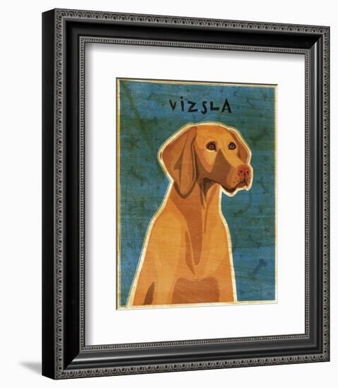 Vizsla-John W^ Golden-Framed Art Print