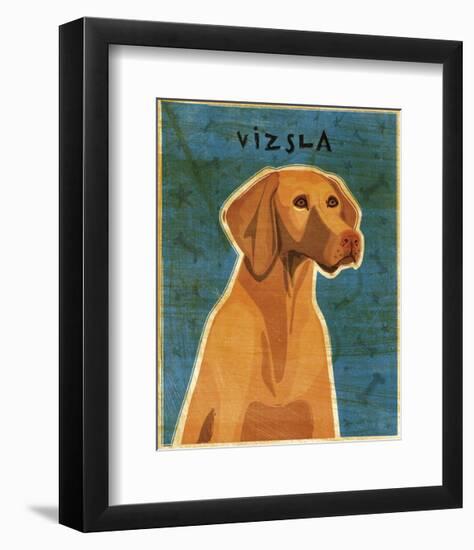 Vizsla-John W^ Golden-Framed Art Print