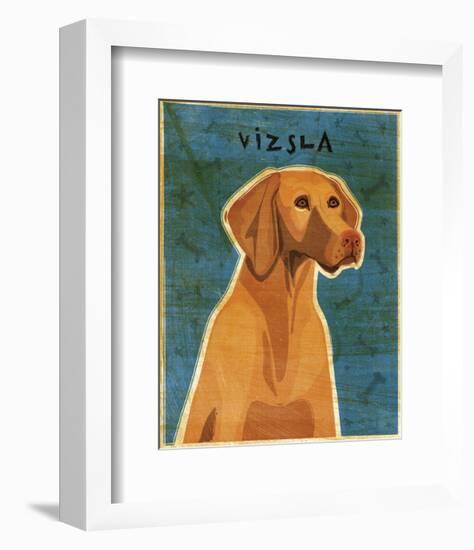 Vizsla-John W^ Golden-Framed Art Print