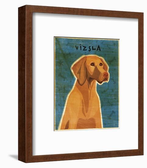 Vizsla-John W^ Golden-Framed Art Print