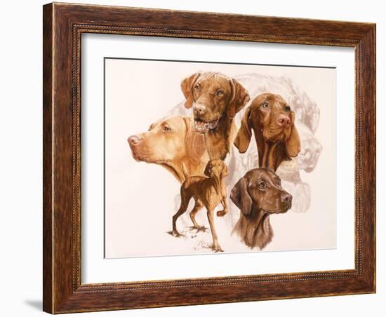 Vizsla-Barbara Keith-Framed Giclee Print