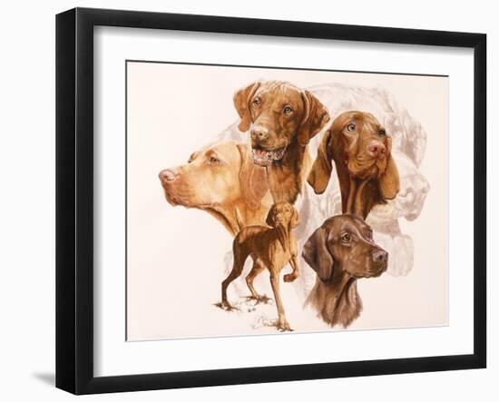 Vizsla-Barbara Keith-Framed Giclee Print