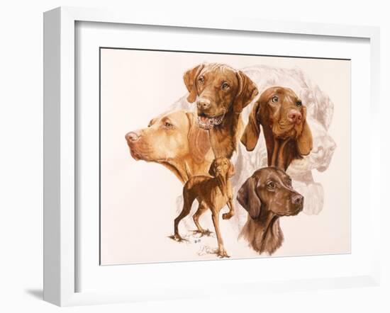 Vizsla-Barbara Keith-Framed Giclee Print