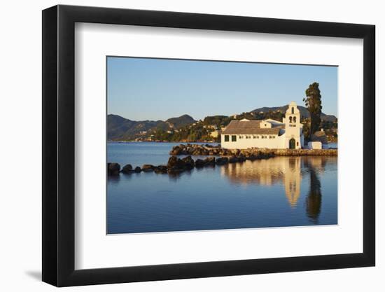 Vlacherna Monastery, Kanoni, Corfu, Ionian Islands, Greek Islands, Greece, Europe-Tuul-Framed Photographic Print