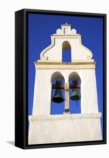 Vlacherna Monastery, Kanoni, Corfu, the Ionian Islands, Greek Islands, Greece, Europe-Neil Farrin-Framed Premier Image Canvas