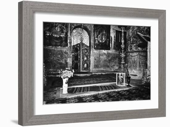 Vlad Dracul's Grave, Snagov Monastery, Wallachia, Romania-Simon Marsden-Framed Giclee Print