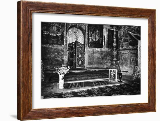 Vlad Dracul's Grave, Snagov Monastery, Wallachia, Romania-Simon Marsden-Framed Giclee Print