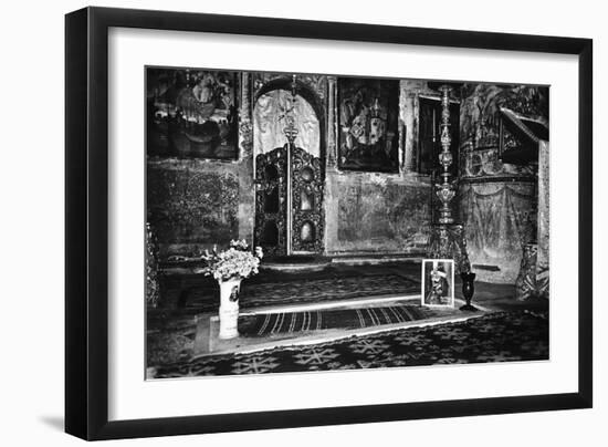 Vlad Dracul's Grave, Snagov Monastery, Wallachia, Romania-Simon Marsden-Framed Giclee Print