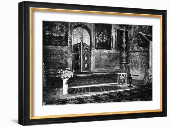 Vlad Dracul's Grave, Snagov Monastery, Wallachia, Romania-Simon Marsden-Framed Giclee Print