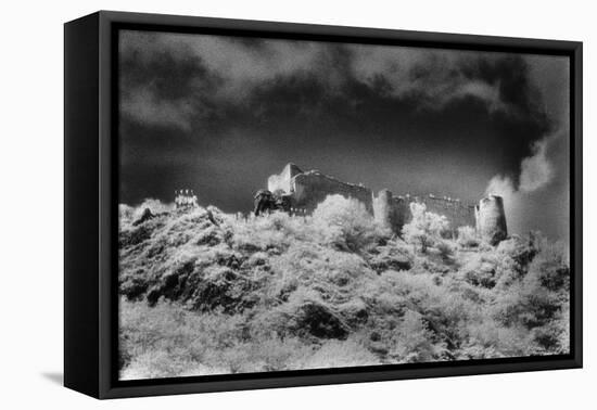 Vlad Dracul's Poienari Castle, Wallachia, Romania-Simon Marsden-Framed Premier Image Canvas