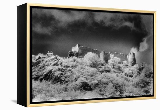 Vlad Dracul's Poienari Castle, Wallachia, Romania-Simon Marsden-Framed Premier Image Canvas