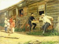 The Collapse of a Bank, 1881-Vladimir Egorovic Makovsky-Framed Premier Image Canvas