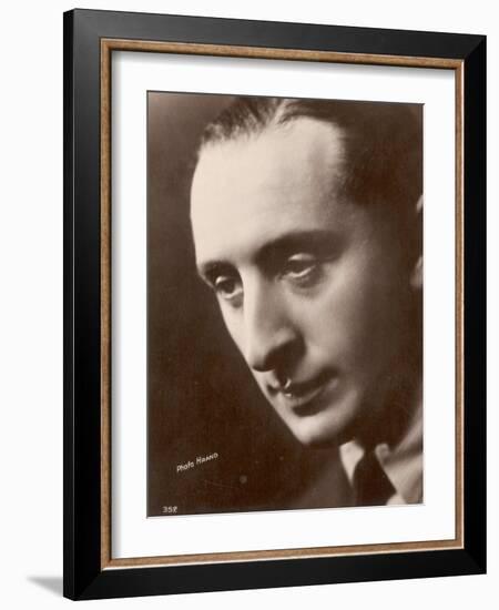 Vladimir Horowitz American Pianist Born in Russia-Hrand-Framed Photographic Print