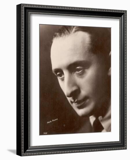 Vladimir Horowitz American Pianist Born in Russia-Hrand-Framed Photographic Print